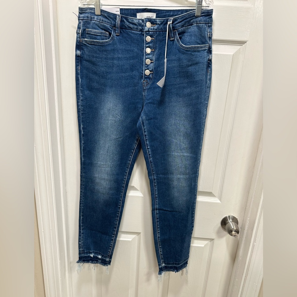 Vervet High Rise Skinny Haylie Button Fly Jeans NWT
